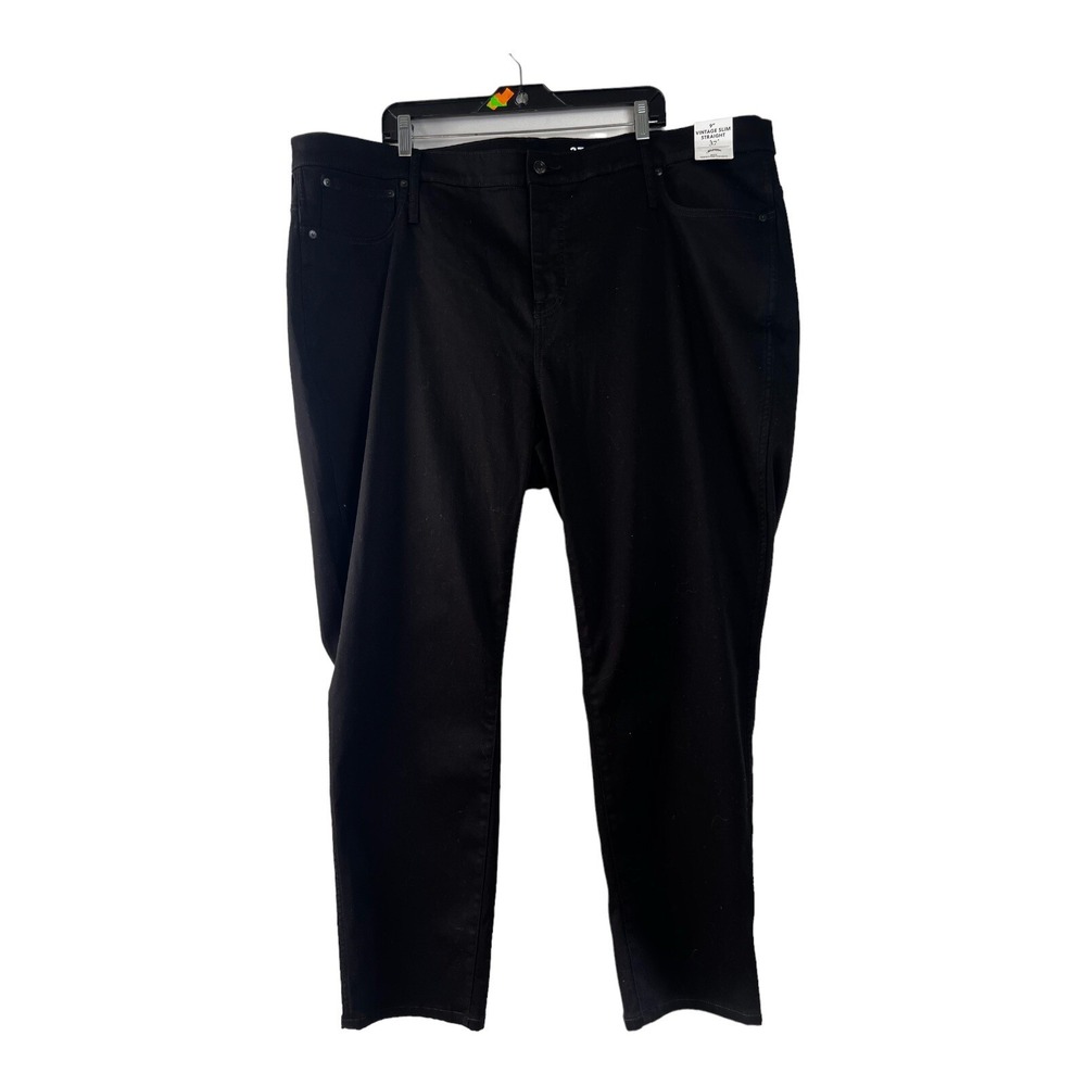 J.Crew Womens 9 Vintage Slim Straight Jeans Black Size 37 Perfecting Pockets